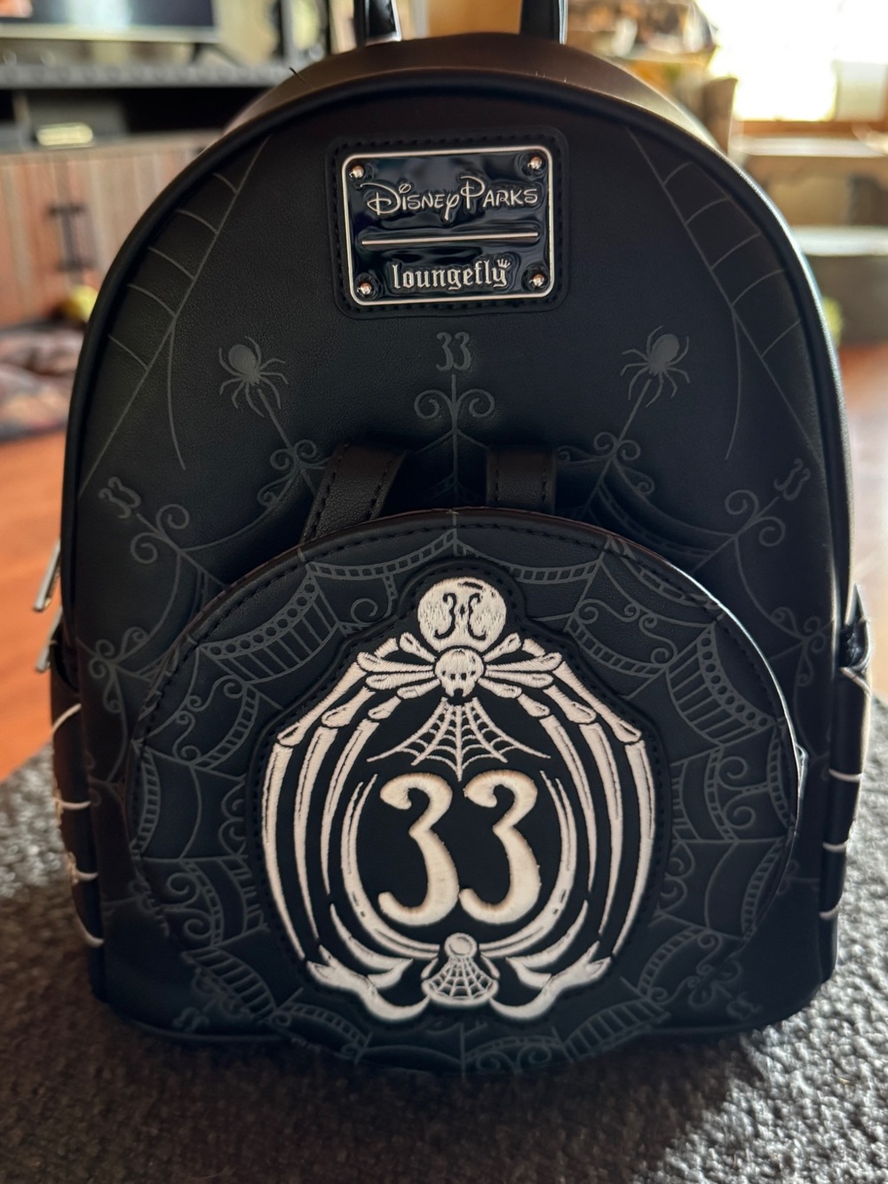 Loungefly x Disney Parks Club 33 Halloween exclusive Black Mini Backpack NWT